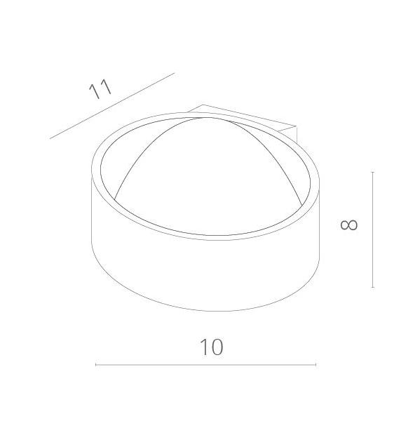 Настенный светильник Cerchio A1417AP-1WH 00cd4181f65f50ba77268adbd7ddc32b - Настенный светильник Cerchio A1417AP-1WH