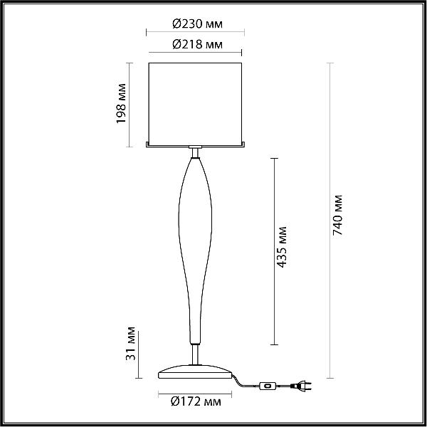 Интерьерная настольная лампа Tower 4850/1T 02fff43c1316802415685c799ec79896 - Интерьерная настольная лампа Tower 4850/1T