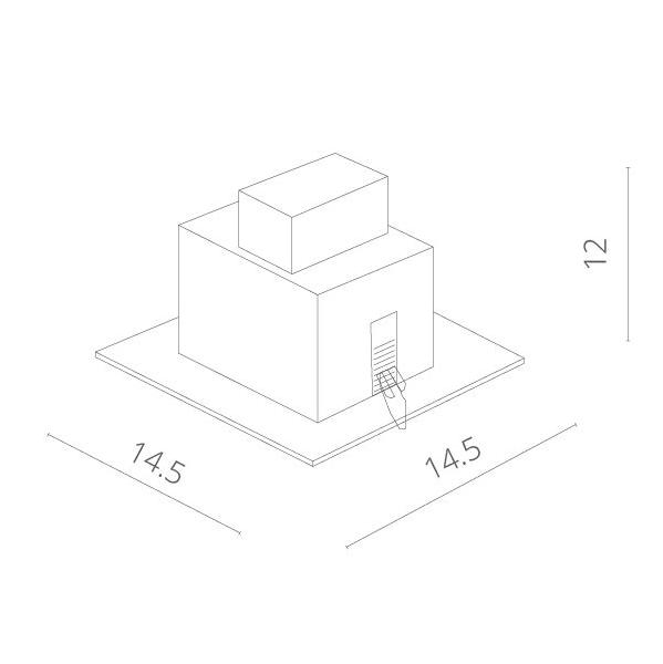 Точечный светильник Cardani Medio A5930PL-1WH 1eb1d163de32298a155e5bbb0bf5434b - Точечный светильник Cardani Medio A5930PL-1WH