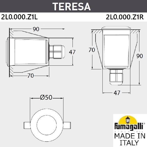 Встраиваемый светильник уличный Teresa 2L0.000.000.AXZ1L 2bdf1c096844a15134d604b7a5e13d86 - Встраиваемый светильник уличный Teresa 2L0.000.000.AXZ1L