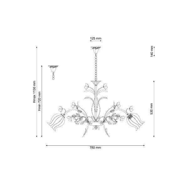Подвесная люстра Fiori Di Rose Fiori di rose 106.8 34dc4f57f6956a52e23fec596593195a - Подвесная люстра Fiori Di Rose Fiori di rose 106.8