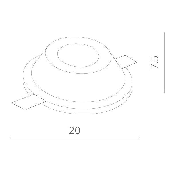 Точечный светильник Invisible A9270PL-1WH 3522f63f568d66262e35ac1f1584def6 - Точечный светильник Invisible A9270PL-1WH