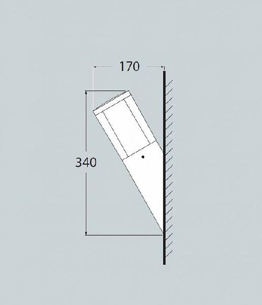 Настенный светильник уличный Carlo DR1.571.000.AXU1L 5e795c8edf3646dedc521f9254c6c586 - Настенный светильник уличный Carlo DR1.571.000.AXU1L