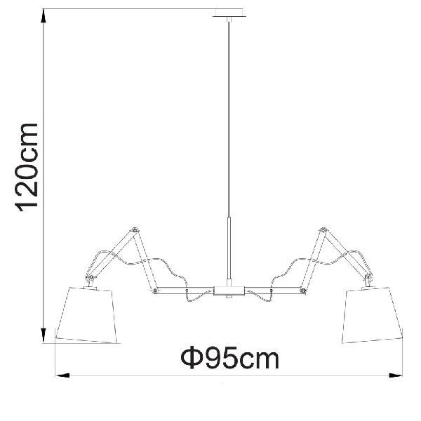 Подвесная люстра Pinocchio A5700LM-8WH 717082d8a81c9059e87106eb1aa6bfe5 - Подвесная люстра Pinocchio A5700LM-8WH