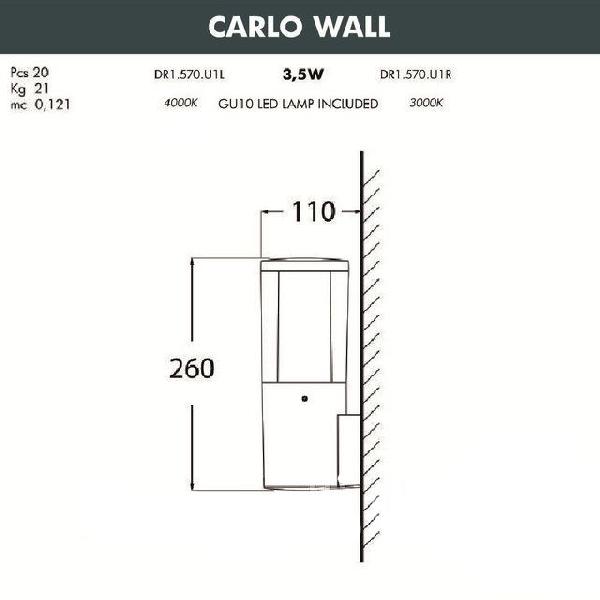 Настенный светильник уличный Carlo DR1.570.000.WXU1L 8ccb1fd9a6ce9c29a4de386b1974e353 - Настенный светильник уличный Carlo DR1.570.000.WXU1L