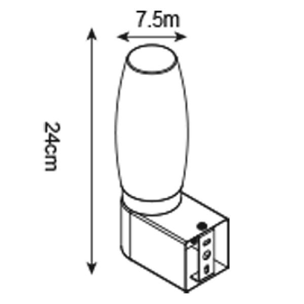 Бра Aqua A1209AP-1CC 8e371f46c8c8f4c76da1d33f72bb1b57 - Бра Aqua A1209AP-1CC
