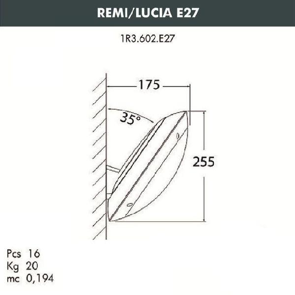 Настенный светильник уличный Lucia 1R3.602.000.AYE27 acb7d5bdf3927c10d9a5b6400e8ee0f1 - Настенный светильник уличный Lucia 1R3.602.000.AYE27