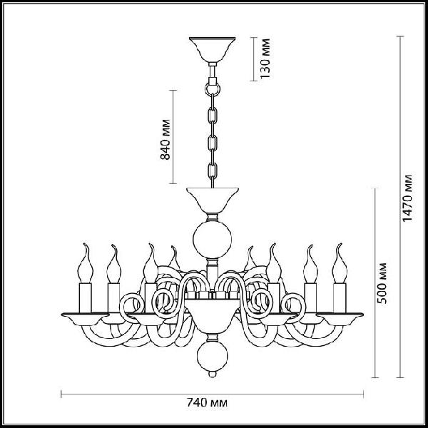 Подвесная люстра Aria 3931/8 aff51da5d2bf37110200f4bc20afc9d9 - Подвесная люстра Aria 3931/8