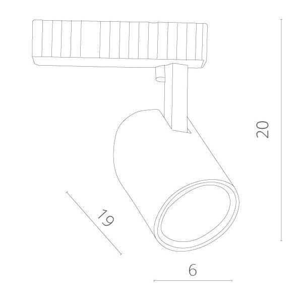 Трековый светильник Striscia A3607PL-1WH c318c70b5762dc219f0d7e80159e1533 - Трековый светильник Striscia A3607PL-1WH