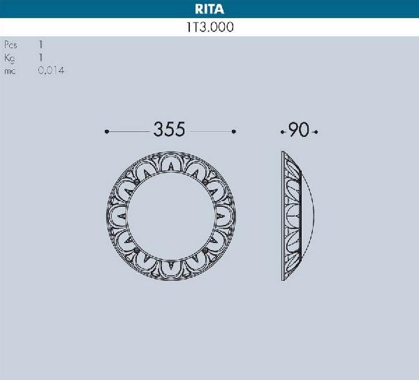 Настенный светильник уличный Rita 1T3.000.000.VYE27 cde20fe7f77bf9b4539c5bae477f64fb - Настенный светильник уличный Rita 1T3.000.000.VYE27