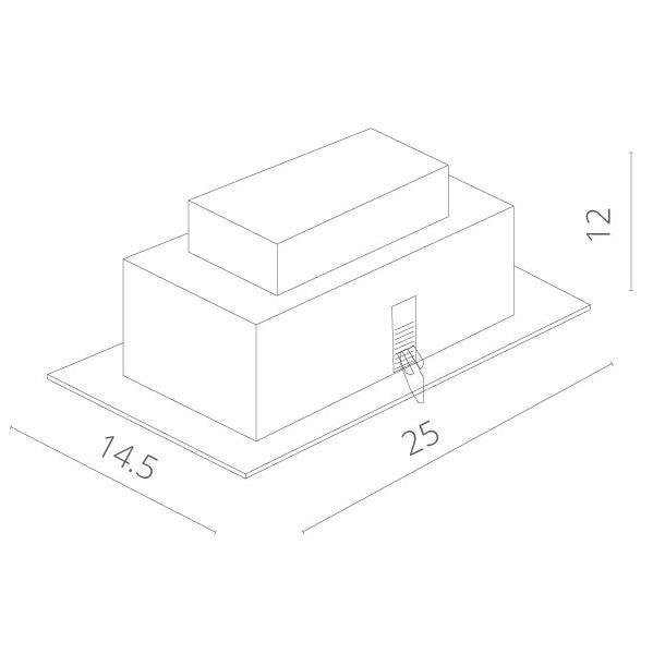 Точечный светильник Cardani Medio A5930PL-2SI ceef34fdb52d4d6ccfb833c9c70bf39d - Точечный светильник Cardani Medio A5930PL-2SI