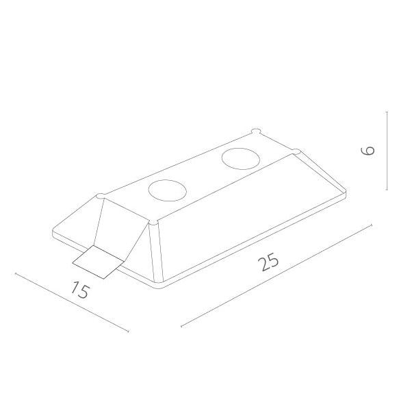 Точечный светильник Invisible A9214PL-2WH d443a8132df09212f79ed3ea7671ad7d - Точечный светильник Invisible A9214PL-2WH