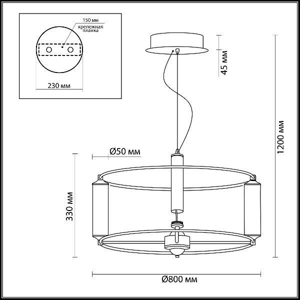 Подвесная люстра Bebetta 3905/72L e75029389738a9ad1b1d8d62c68109e3 - Подвесная люстра Bebetta 3905/72L
