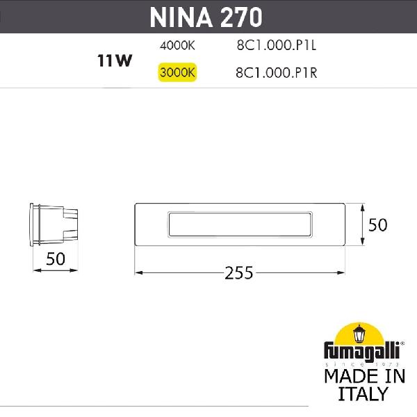 Встраиваемый светильник уличный Nina 8C1.000.000.BYP1L f7b5b4bab0d716e420a39248019df30d - Встраиваемый светильник уличный Nina 8C1.000.000.BYP1L